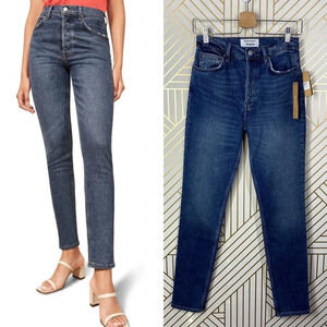 REFORMATION Serena High Waist Skinny‎ Jeans in Kasai Blue Size US 25